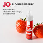 JO Blo Strawberry - Strawberry Flavoured Oral Pleasure Gel - 30 ml Bottle - Image 2