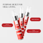JO Blo Strawberry - Strawberry Flavoured Oral Pleasure Gel - 30 ml Bottle - Image 3