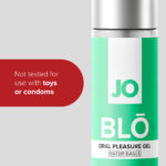 JO Blo Watermelon - Watermelon Flavoured Oral Pleasure Gel - 30 ml Bottle - Image 5