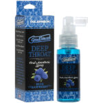 GoodHead Deep Throat Spray - Blue Raspberry - Blue Raspberry Flavoured Deep Throat Spray - 59 ml Bottle