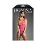 DOMINA One-Shoulder Rope Teddy & Cuffs - Pink - Pink - M/L Size - Image 4
