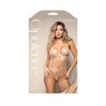 OPULENCE Pearl Halter Teddy - Gold - Gold - M/L Size - Image 3