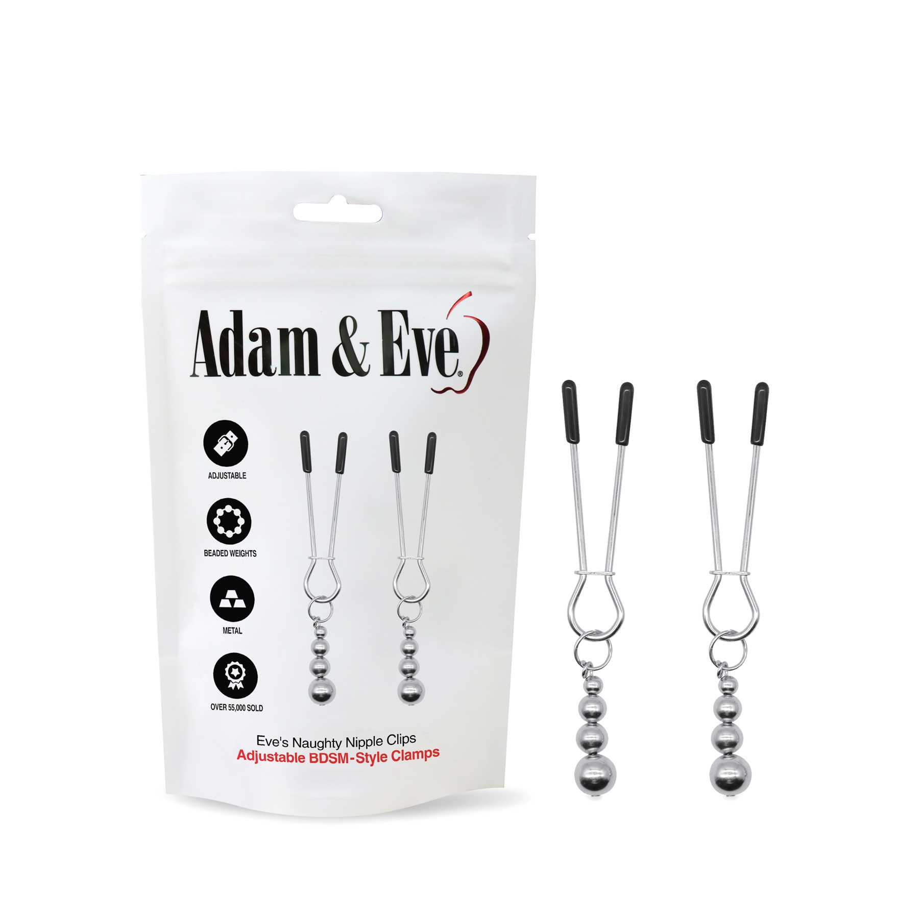 284u-0000 Adam & Eve Eve's Naughty Nipple Clips