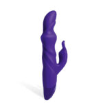 Adam & Eve THE THRUSTER - Purple 25.4 cm (10'') USB Rechargeable Thrusting Rabbit Vibrator - Image 3