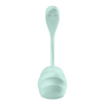 Satisfyer Smooth Petal - Mint - Mint USB Rechargeable Wearable Stimulator with App Control - Image 5