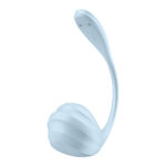 Satisfyer Smooth Petal - Light Blue - Light Blue USB Rechargeable Wearable Stimulator with App Control - Image 6