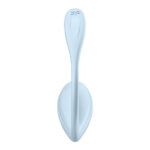 Satisfyer Smooth Petal - Light Blue - Light Blue USB Rechargeable Wearable Stimulator with App Control - Image 7