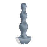 Satisfyer Lolli-Plug 2 - Gray Vibrating Anal Beads - Image 4