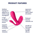 Satisfyer Top Secret + - Pink Wearable Vibrator with App Control - Image 2