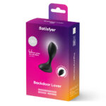 Satisfyer Backdoor Lover - Black USB Rechargeable Vibrating Butt Plug - Image 8