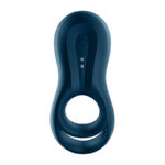 Satisfyer Epic Duo - Navy Blue USB Rechargeable Cock & Balls Ring with App Control - Image 8