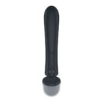 Satisfyer Triple Lover - Grey USB Rechargeable Rabbit Vibrator and Massage Wand - Image 5