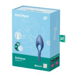 Satisfyer Bullseye - Blue - Blue Vibrating Adjustable Lasso Cock Ring - Image 8