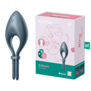 Satisfyer Bullseye Vibrating Cock Ring, Navy