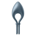 Satisfyer Bullseye - Navy - Navy Vibrating Adjustable Lasso Cock Ring - Image 5