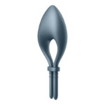 Satisfyer Bullseye - Navy - Navy Vibrating Adjustable Lasso Cock Ring - Image 6