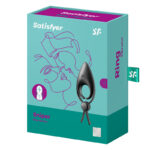 Satisfyer Sniper - Black - Black Vibrating Adjustable Lasso Cock Ring - Image 8