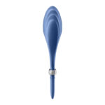 Satisfyer Duelist - Blue Vibrating Adjustable Lasso Cock Ring - Image 4