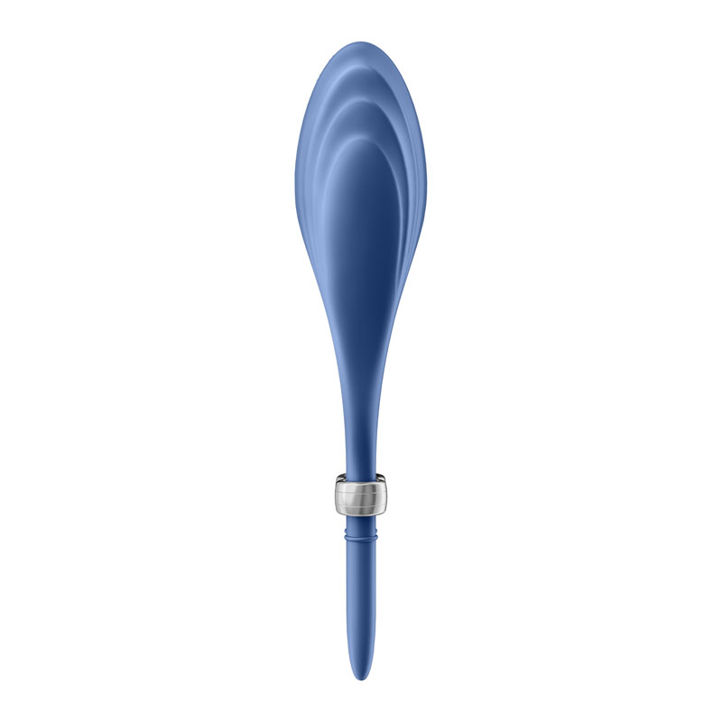 Satisfyer Duelist Vibrating Cock Ring, Blue - Image 4