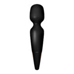 Satisfyer Wand-erland - Black - Black/Rose Gold USB Rechargeable Massage Wand - Image 6