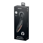Satisfyer Wand-erland - Black - Black/Rose Gold USB Rechargeable Massage Wand - Image 7