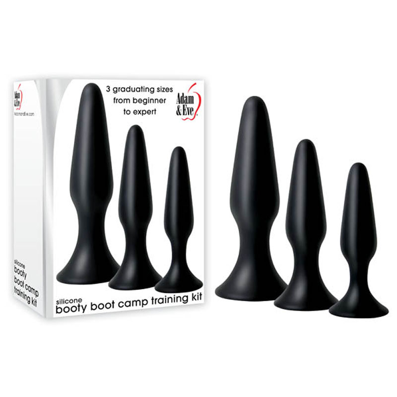 401m-0000 Adam & Eve Silicone Booty Boot Camp Training Kit