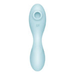 Satisfyer Curvy Trinity 5 - Blue USB Rechargeable Air Pulse Stimulator & Vibrator with App Control - Image 7