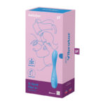 Satisfyer G-Spot Flex 4 - Blue USB Rechargeable Vibrator with App Control - Image 8