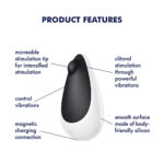 Satisfyer Spot On 3 - Black USB Rechargeable Stimulator - Image 3