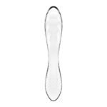 Satisfyer Dazzling Crystal 1 - Clear - Clear Glass Double Ended Dildo - Image 4