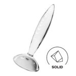 Satisfyer Sparkling Crystal - Clear Glass Butt Plug - Image 2
