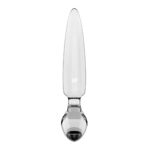 Satisfyer Triple Crystal 1 - Clear - Clear Glass 3-in-1 Butt Plug - Image 5