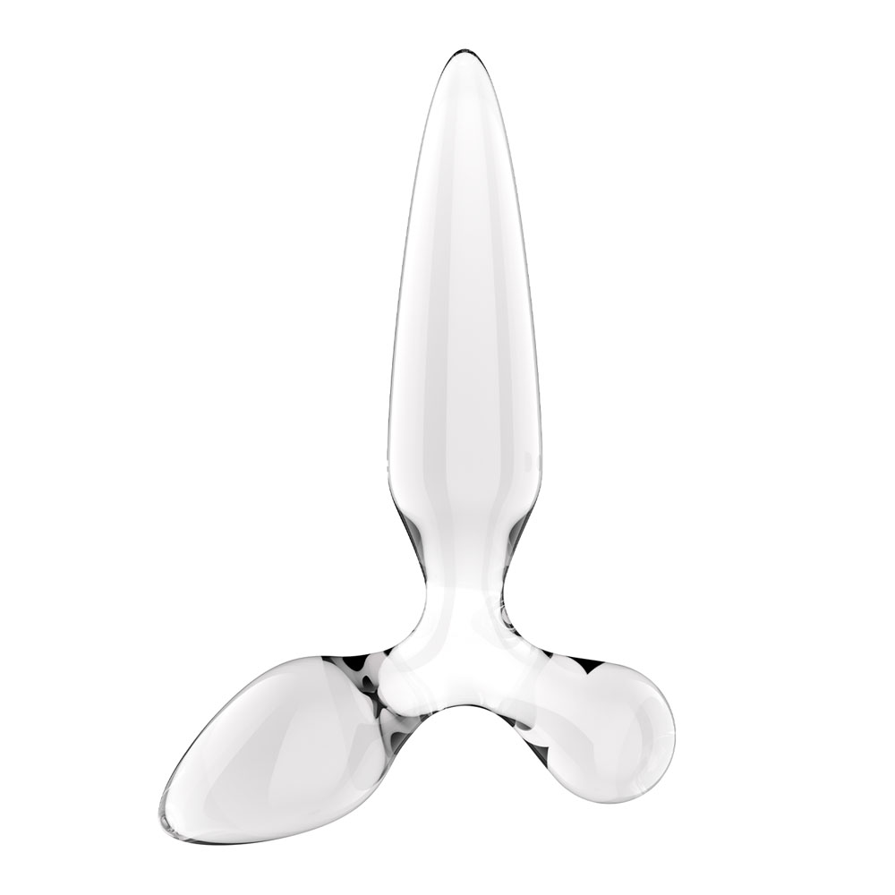 Satisfyer Triple Crystal 2 Glass Dildo - Image 3