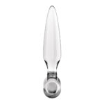 Satisfyer Triple Crystal 2 - Clear - Clear Glass 3-in-1 Butt Plug - Image 6