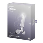 Satisfyer Triple Crystal 2 - Clear - Clear Glass 3-in-1 Butt Plug - Image 7