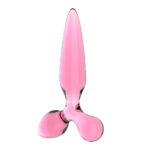 Satisfyer Triple Crystal 2 - Pink - Pink Glass 3-in-1 Butt Plug - Image 4