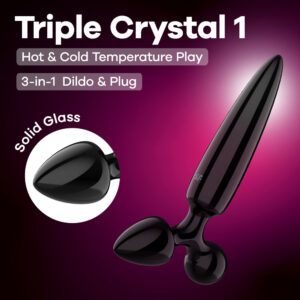 Satisfyer Triple Crystal 1 Glass Plug Set
