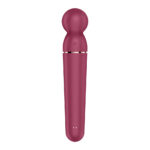 Satisfyer Planet Wand-er - Berry - Berry/Rose Gold USB Rechargeable Massager Wand - Image 4