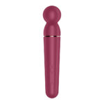 Satisfyer Planet Wand-er - Berry - Berry/Rose Gold USB Rechargeable Massager Wand - Image 6