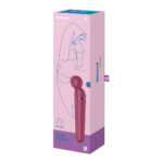 Satisfyer Planet Wand-er - Berry - Berry/Rose Gold USB Rechargeable Massager Wand - Image 7