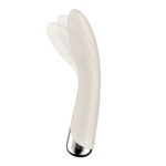 Satisfyer Spinning Vibe 1 - Beige - Beige 17.8 cm USB Rechargeable Rotating Vibrator - Image 4