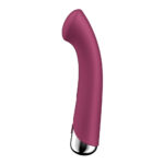 Satisfyer Spinning G-Spot 1 - Red - Red 16.5 cm USB Rechargeable Rotating Vibrator - Image 5
