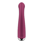 Satisfyer Spinning G-Spot 1 - Red - Red 16.5 cm USB Rechargeable Rotating Vibrator - Image 6