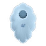 Satisfyer Cloud Dancer - Blue - Blue USB Rechargeable Vibrating Air Pulse Stimulator - Image 3