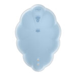 Satisfyer Cloud Dancer - Blue - Blue USB Rechargeable Vibrating Air Pulse Stimulator - Image 6