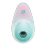 Satisfyer Pixie Dust - Mint/Pink - Mint/Pink USB Rechargeable Vibrating Air Pulse Stimulator - Image 3