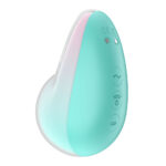 Satisfyer Pixie Dust - Mint/Pink - Mint/Pink USB Rechargeable Vibrating Air Pulse Stimulator - Image 5