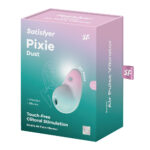 Satisfyer Pixie Dust - Mint/Pink - Mint/Pink USB Rechargeable Vibrating Air Pulse Stimulator - Image 7