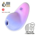 Satisfyer Pixie Dust - Violet/Pink - Violet/Pink USB Rechargeable Vibrating Air Pulse Stimulator - Image 2