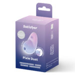 Satisfyer Pixie Dust - Violet/Pink - Violet/Pink USB Rechargeable Vibrating Air Pulse Stimulator - Image 8